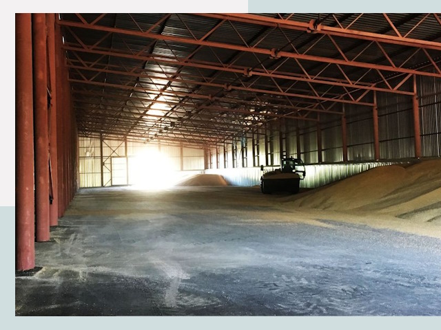 Строительство зернохранилищ в Снежинске