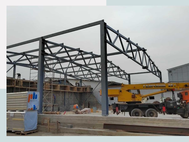 Строительство цехов в Снежинске