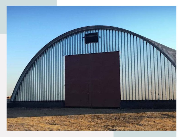 Арочные ангары в Снежинске