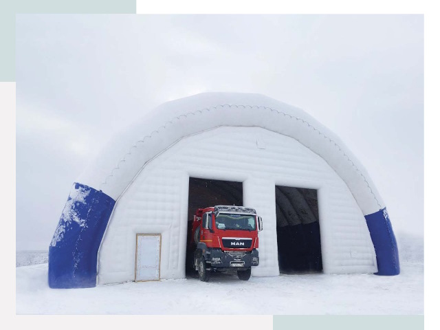 Мобильные ангары в Снежинске