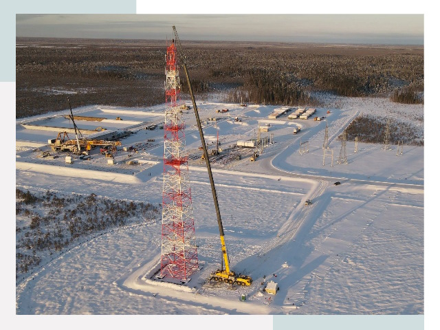 Мачты связи в Снежинске