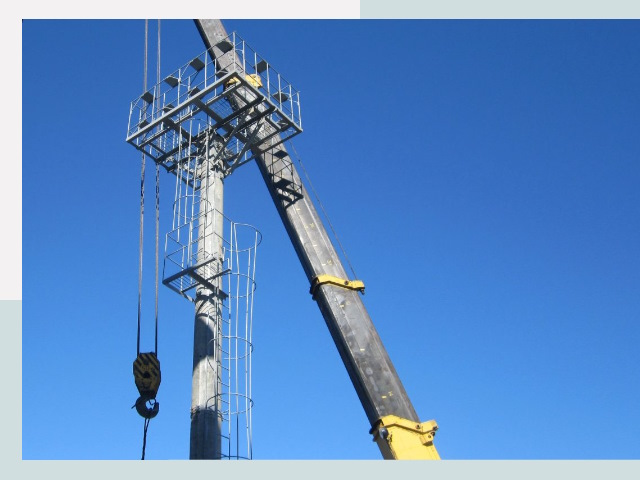 Монтаж осветительных мачт в Снежинск от 624 руб.