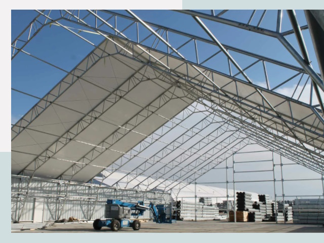 Каркасно-тентовые сооружения от СтальСтрой-Снж по цене 624 руб.