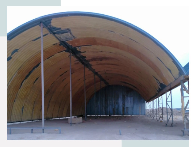 Реконструкция ангаров в Снежинске