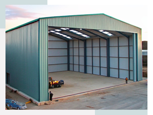 Строительство ангаров в Снежинске